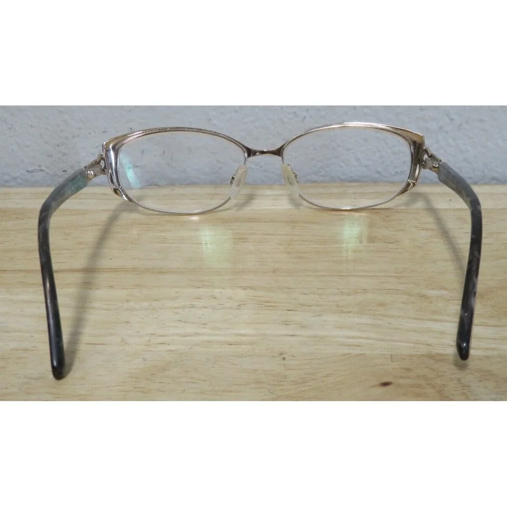 Caviar M 5616 Eye Glasses Frames Only Made In Italy Crystals Gold Rhinestones